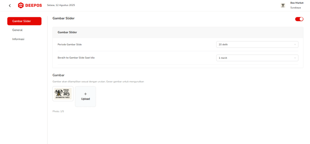 Cara Aktifkan Slider Beepos Price Checker