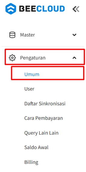 Ubah Privasi (Data Utama) Beecloud 3.0