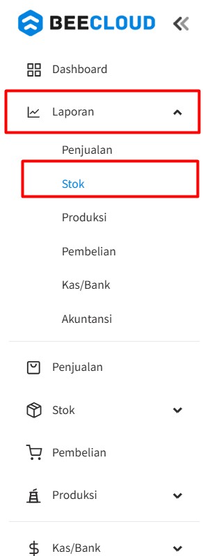 Cara Melihat Laporan Riwayat Penyesuaian Stok