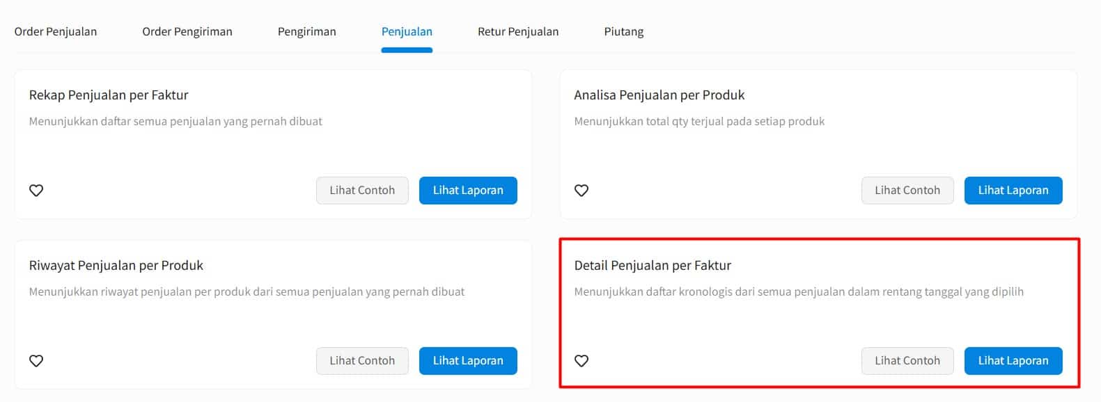 Cara Melihat Laba Rugi Per Produk Pada Detail Penjualan Per Faktur