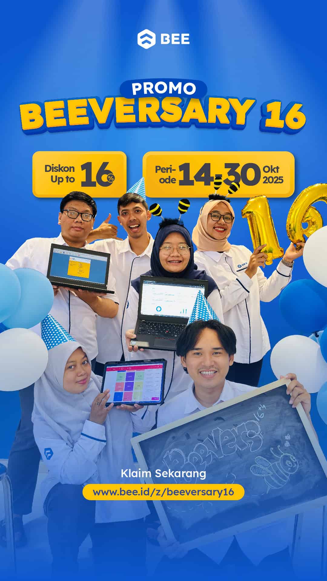 Banner Promo Beeversary 16 Potrait