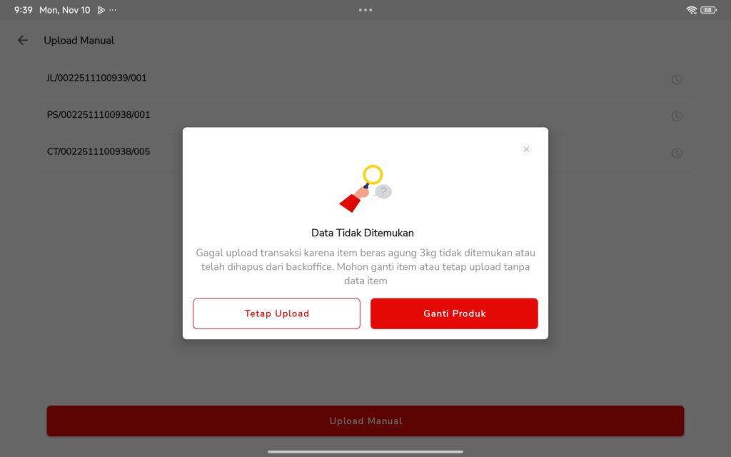 Data Tidak Ditemukan Beepos Mobile 2.0
