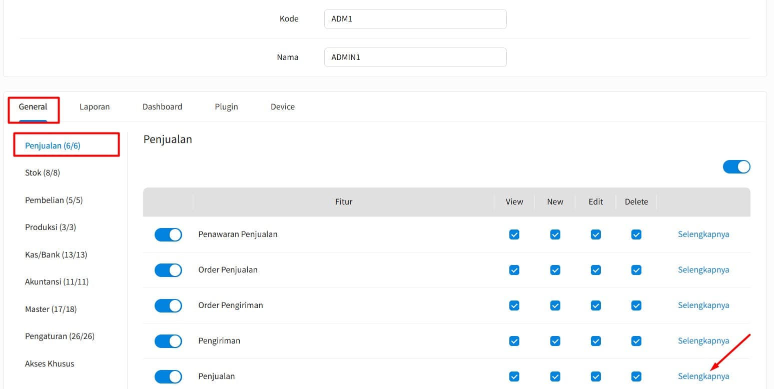 Setting Hak Akses Reprint Pada Beecloud 3.0