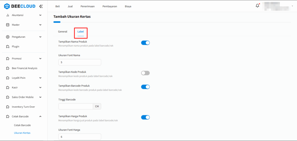 Kb Plugin Cetak Barcode Beecloud 3.0 Gambar 7