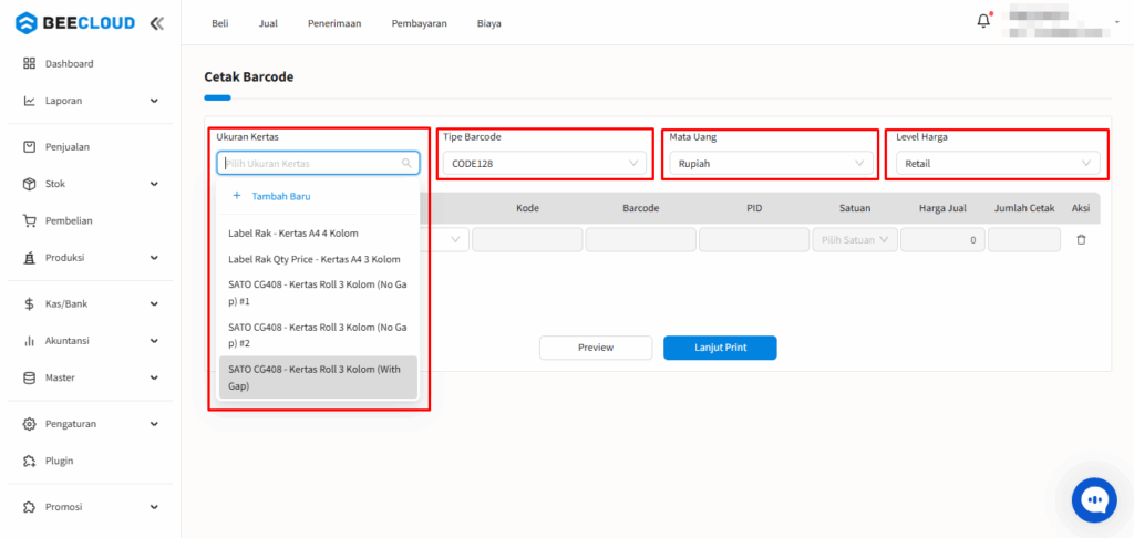 Kb Plugin Cetak Barcode Beecloud 3.0 Gambar 9