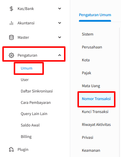 Cara Mengatur Panjang Digit Nomor Transaksi di Beecloud 3.0