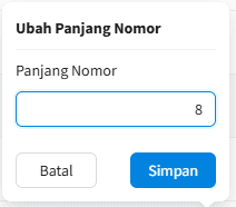 Cara Mengatur Panjang Digit Nomor Transaksi di Beecloud 3.0 (Input Panjang Digit)