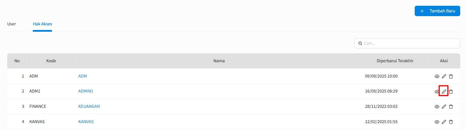 Setting Hak Akses Check dan Approve Order Penjualan User Beecloud 3.0