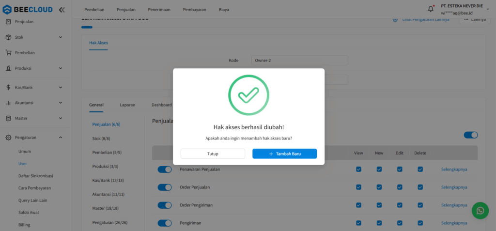 Ha Berhasil Diperbarui