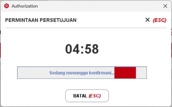 Hitung Mundur Permintaan Persetujuan
