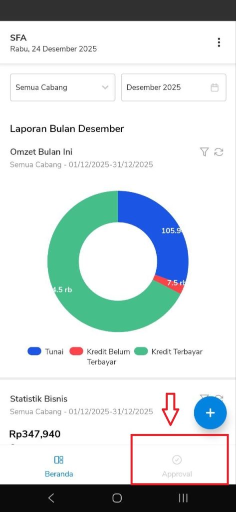 Approval Transaksi Beepos Desktop 3.0 pada Beecloud Dashboard