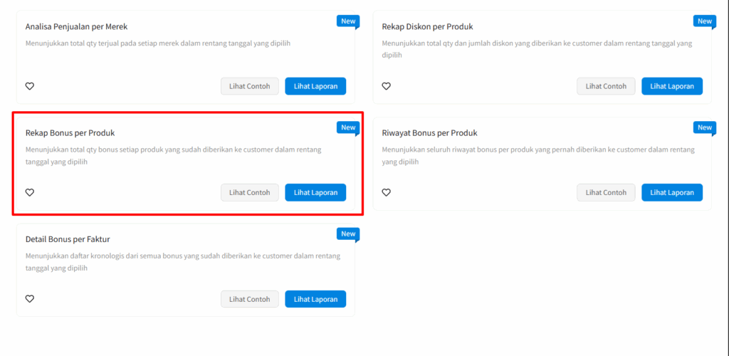 Cara Melihat Rekap Bonus per Produk di Beecloud 3.0