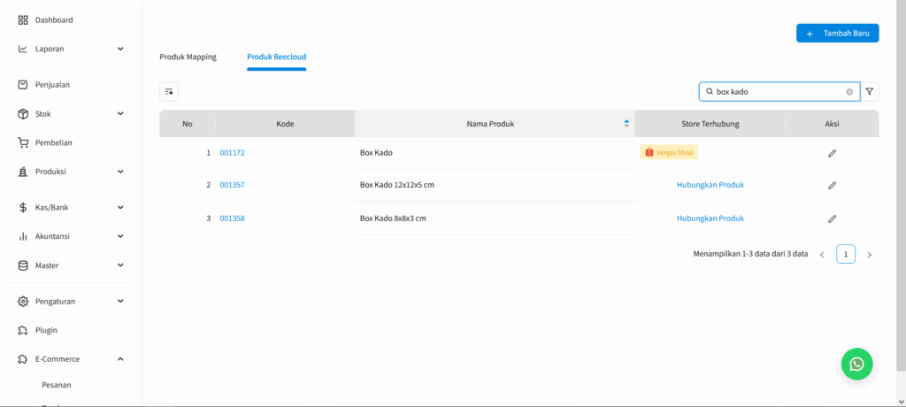 Cara Melakukan Mapping Produk pada E-Commerce Beecloud