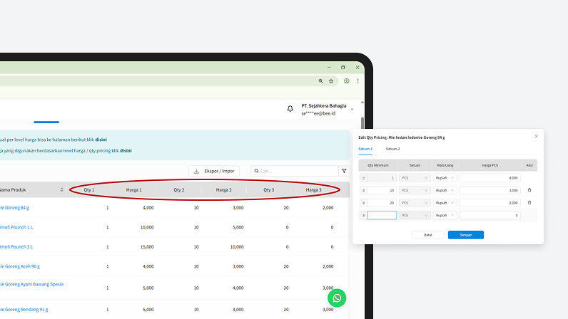 Atur Harga Plugin Qty Pricing