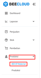 Ekspor Bill of Material di Beecloud 3.0