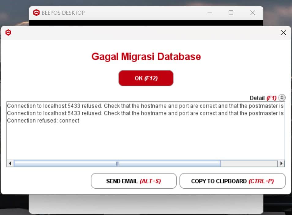 Connection Refused Bpd