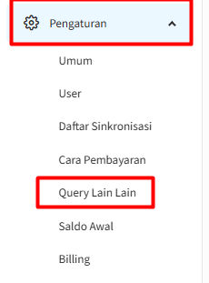 Gambar 2. Menu pengaturan
