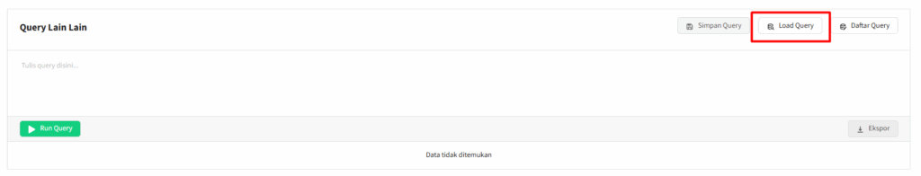 Gambar 3. Pilih query