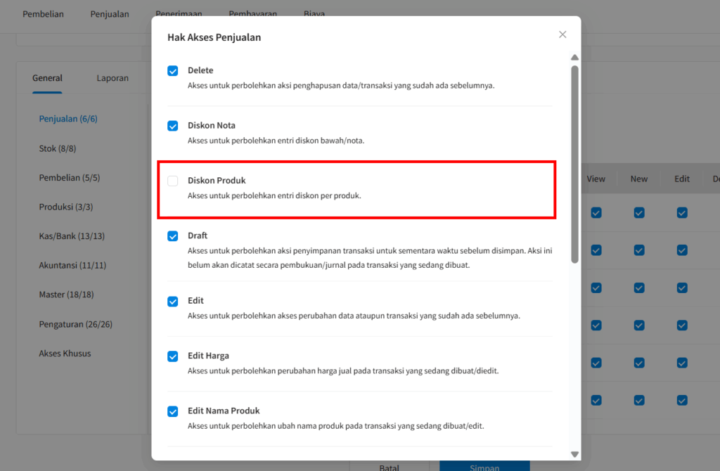 Diskon Produk Belum Aktif