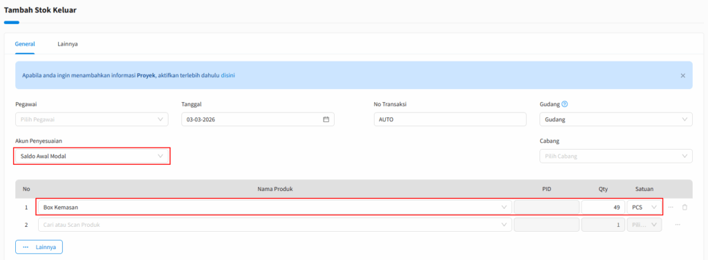 Nonaktifkan Produk Double Beecloud 3.0