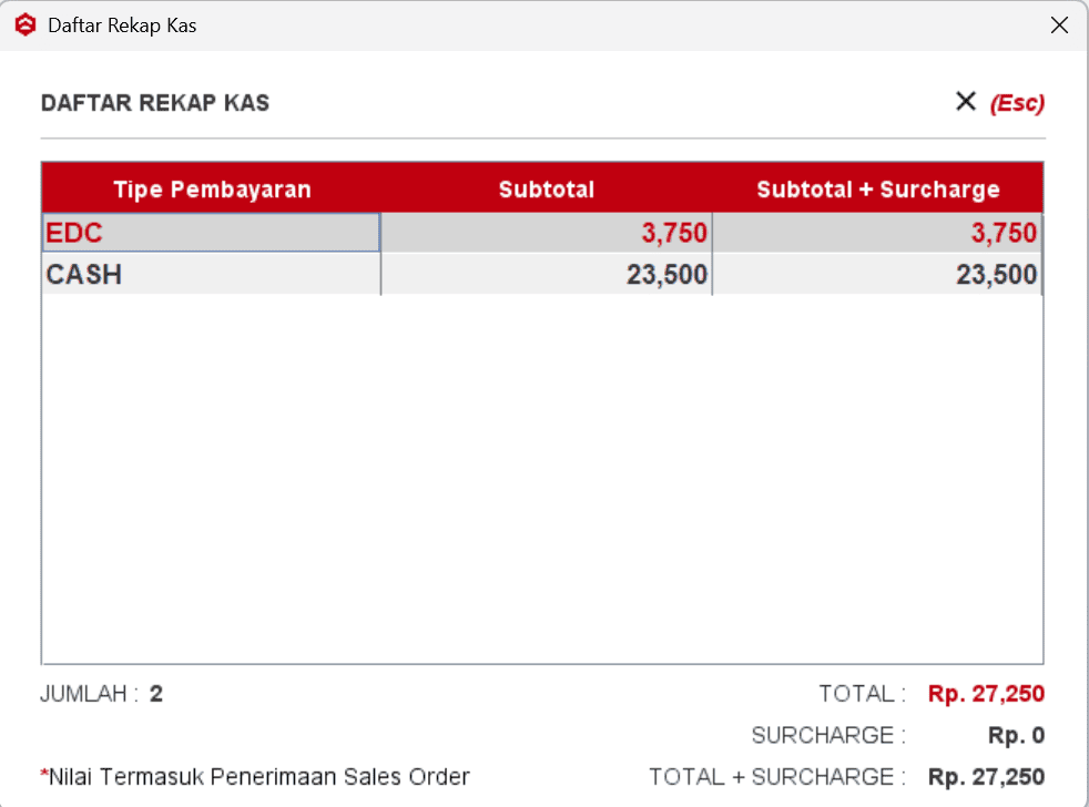 Rekap Kas Beepos Desktop