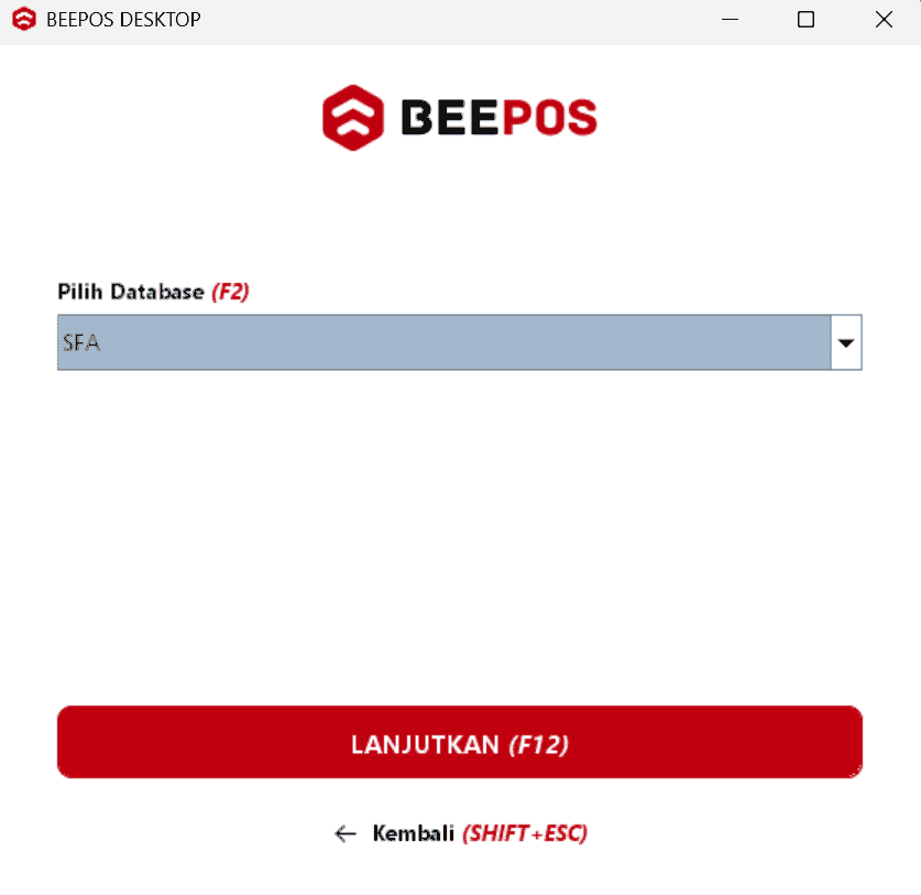 Pilih Database
