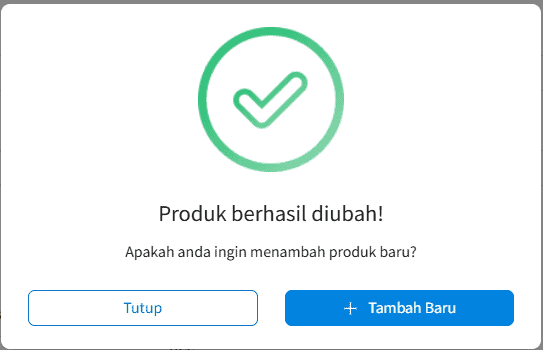 Perubahan berhasil disimpan