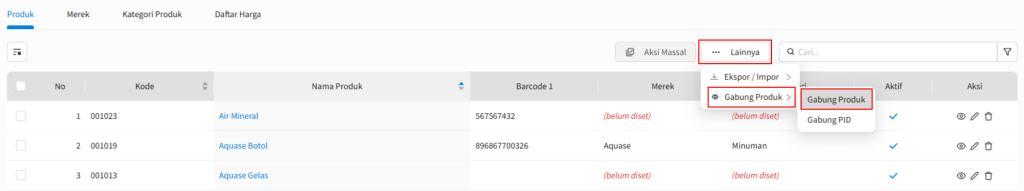 Menggabungkan Produk Beecloud 3.0