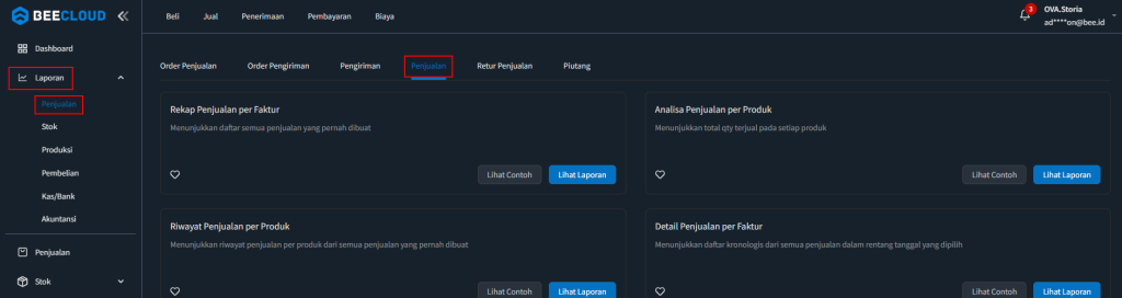 Riwayat Bonus per Produk Beecloud 3.0