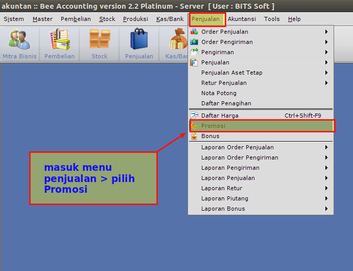 Bagaimana Cara Membuat PROMO Disc pada saat PENJUALAN ?