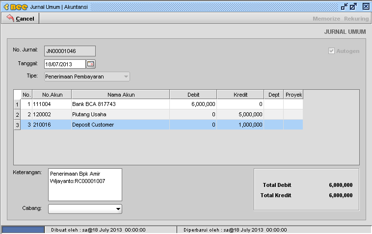 Cara Mengembalikan Uang Lebih Bayar Customer di BeeAccounting