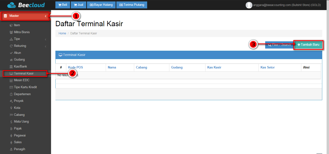 Cara Membuat dan Setting Terminal Kasir di Beepos Desktop 